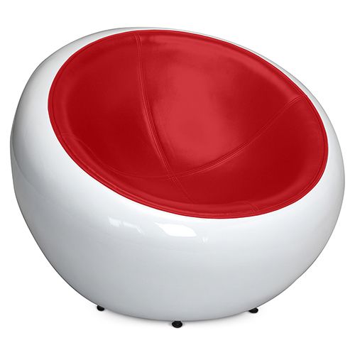 Cadeira Pada  Ball - Imitação de Couro