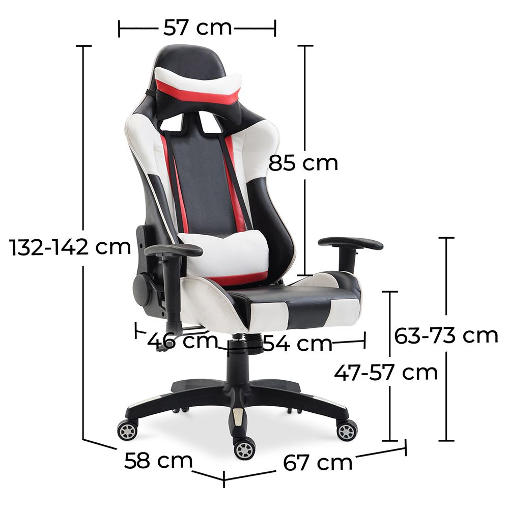  Cadeira de mesa de jogos ergonômica 180° inclinável