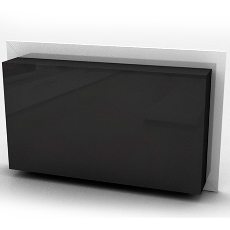 Lareira de etanol contemporânea montada na parede - VPF-FD50-BRANCO
