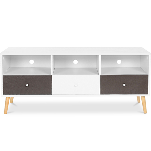Móvel de TV de Madeira - Design Escandinavo - Quenby 