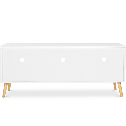 Móvel de TV de Madeira - Design Escandinavo - Quenby 