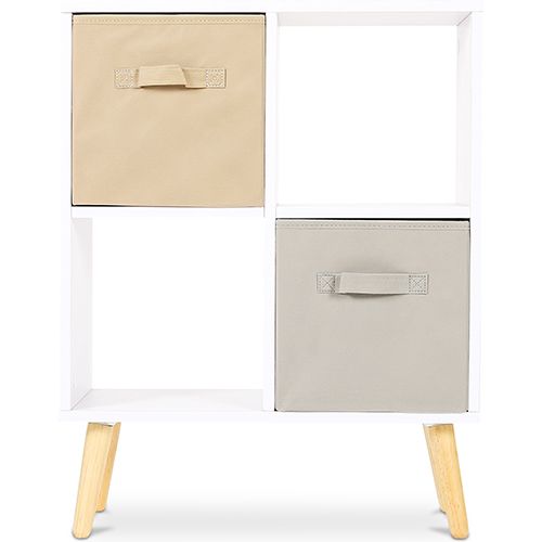 Pequena Estante de Madeira - Design Escandinavo - Honuk