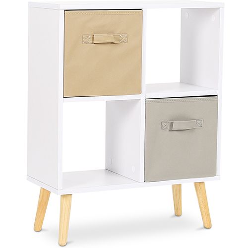 Pequena Estante de Madeira - Design Escandinavo - Honuk