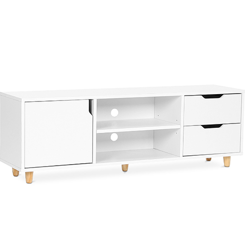 Móvel de TV de Madeira - Design Escandinavo - Wiam