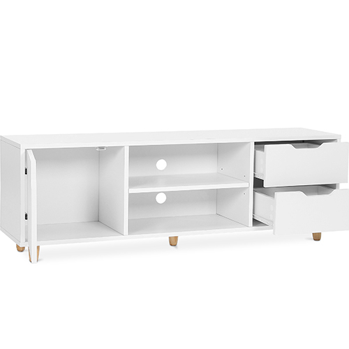 Móvel de TV de Madeira - Design Escandinavo - Wiam