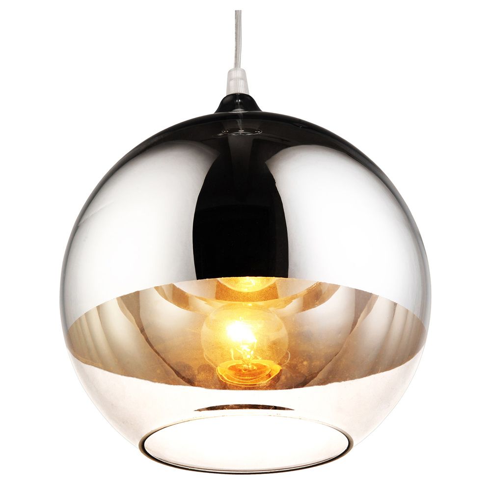 Candeeiro Reflexion - 25 cm - Metal Cromado