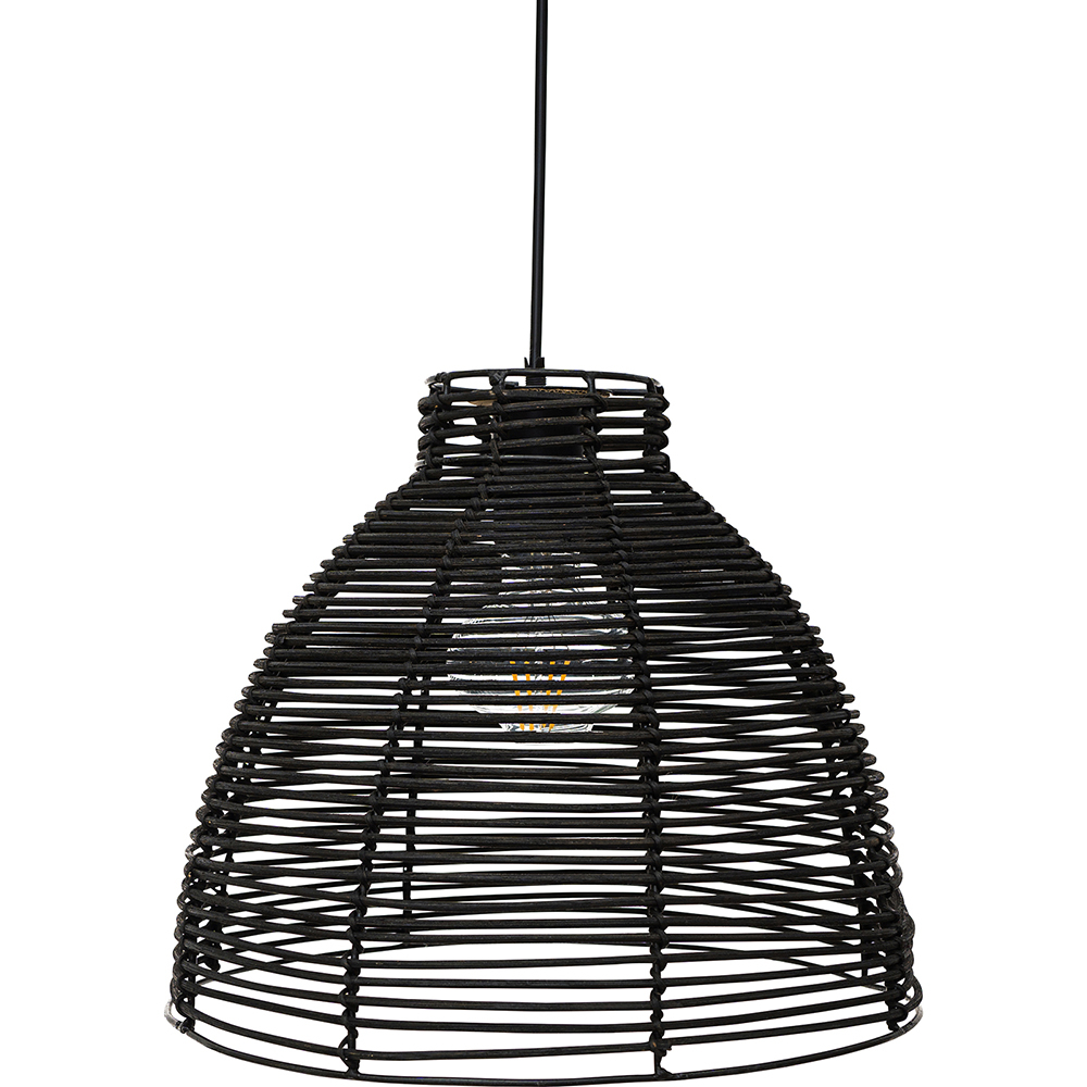Candeeiro Suspenso de Rattan Natural Estilo Boho Bali - Tui