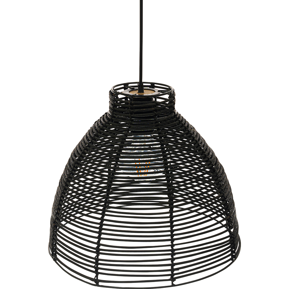 Candeeiro Suspenso de Rattan Natural Estilo Boho Bali - Tui