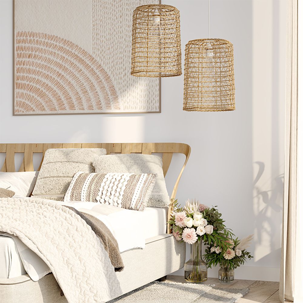 Almofada Quadrada estilo Boho Bali em Lã fronha + enchimento - Akasha