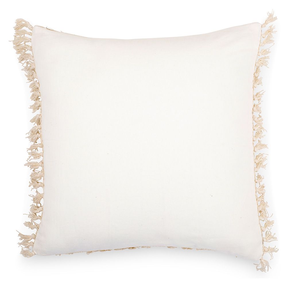 Almofada Quadrada estilo Boho Bali em Algodão fronha + enchimento - Forala