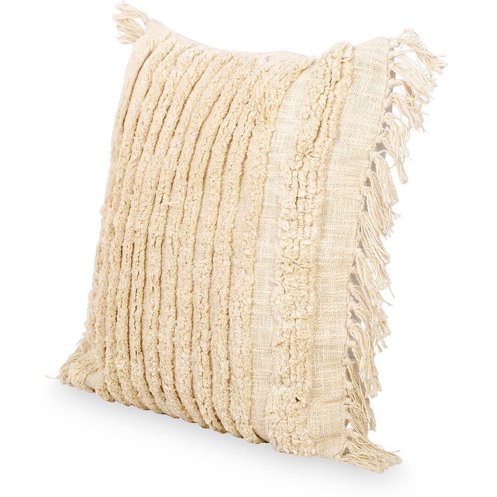 Almofada Quadrada estilo Boho Bali em Algodão fronha + enchimento - Forala