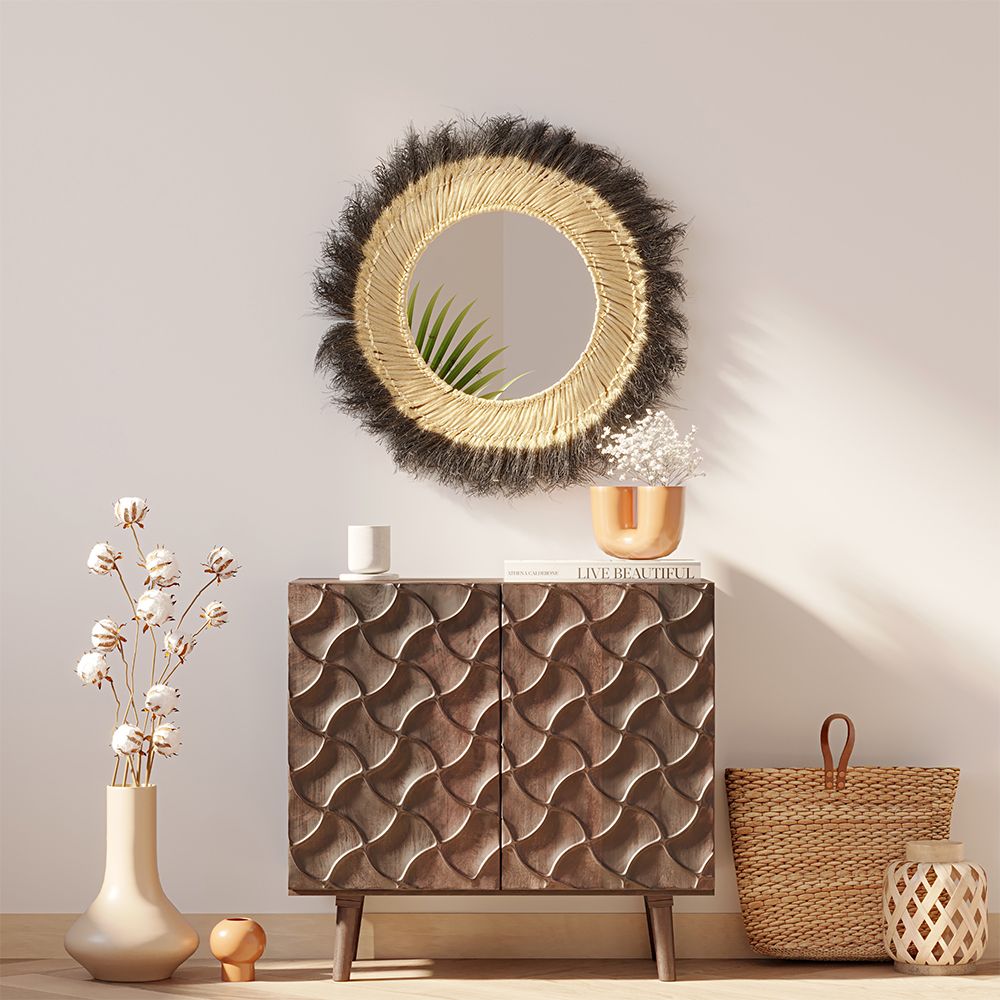 Aparador de Madeira - Design Boho Bali - Utra