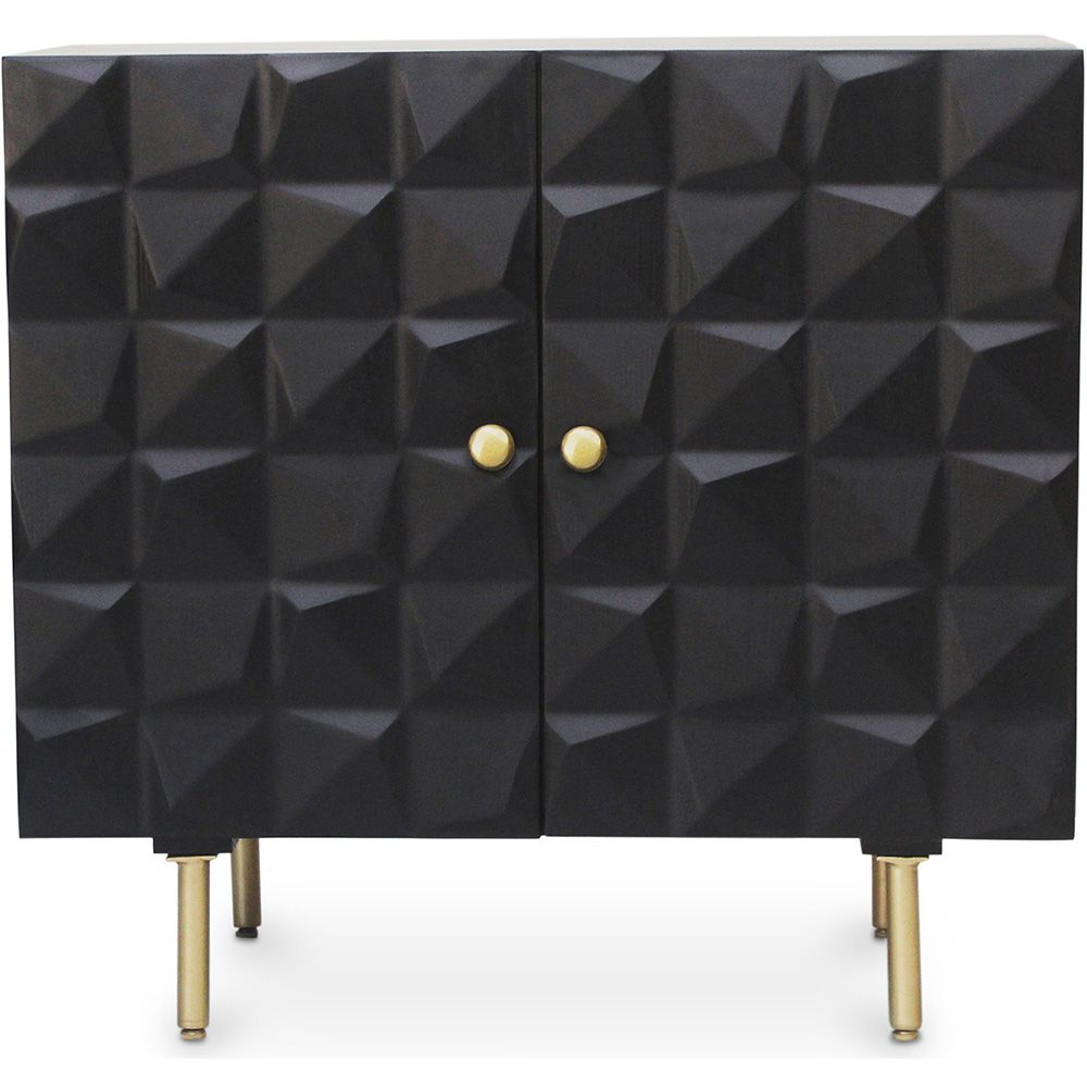 Aparador de Design em Madeira - Preto - Yab 