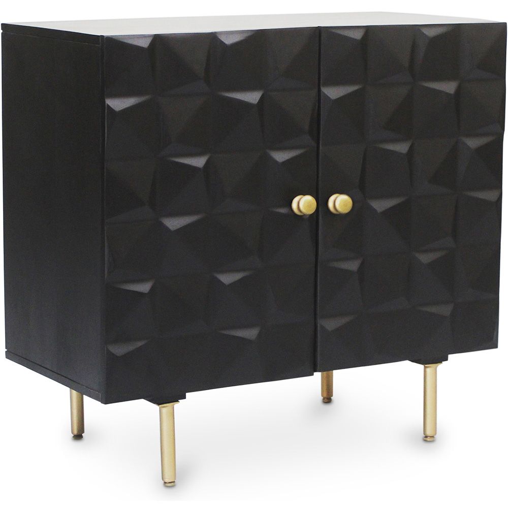 Aparador de Design em Madeira - Preto - Yab 