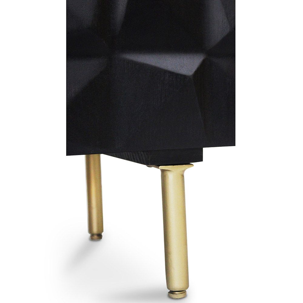 Aparador de Design em Madeira - Preto - Yab 