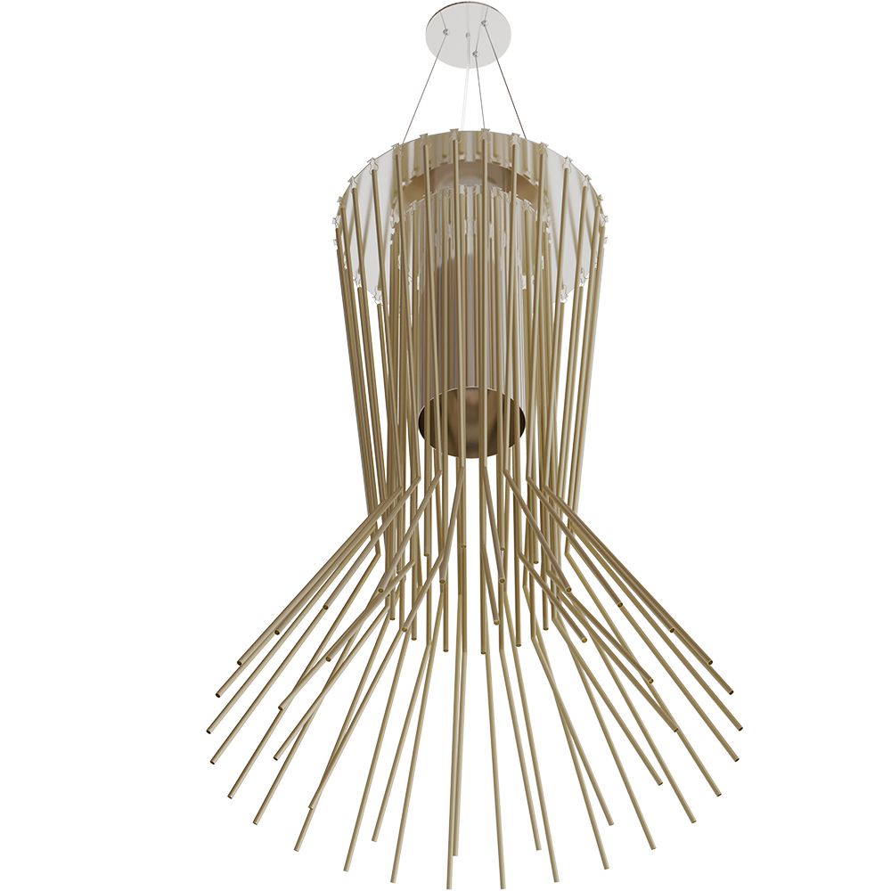 Luminária de teto dourada - Pendente de design - Cosmo