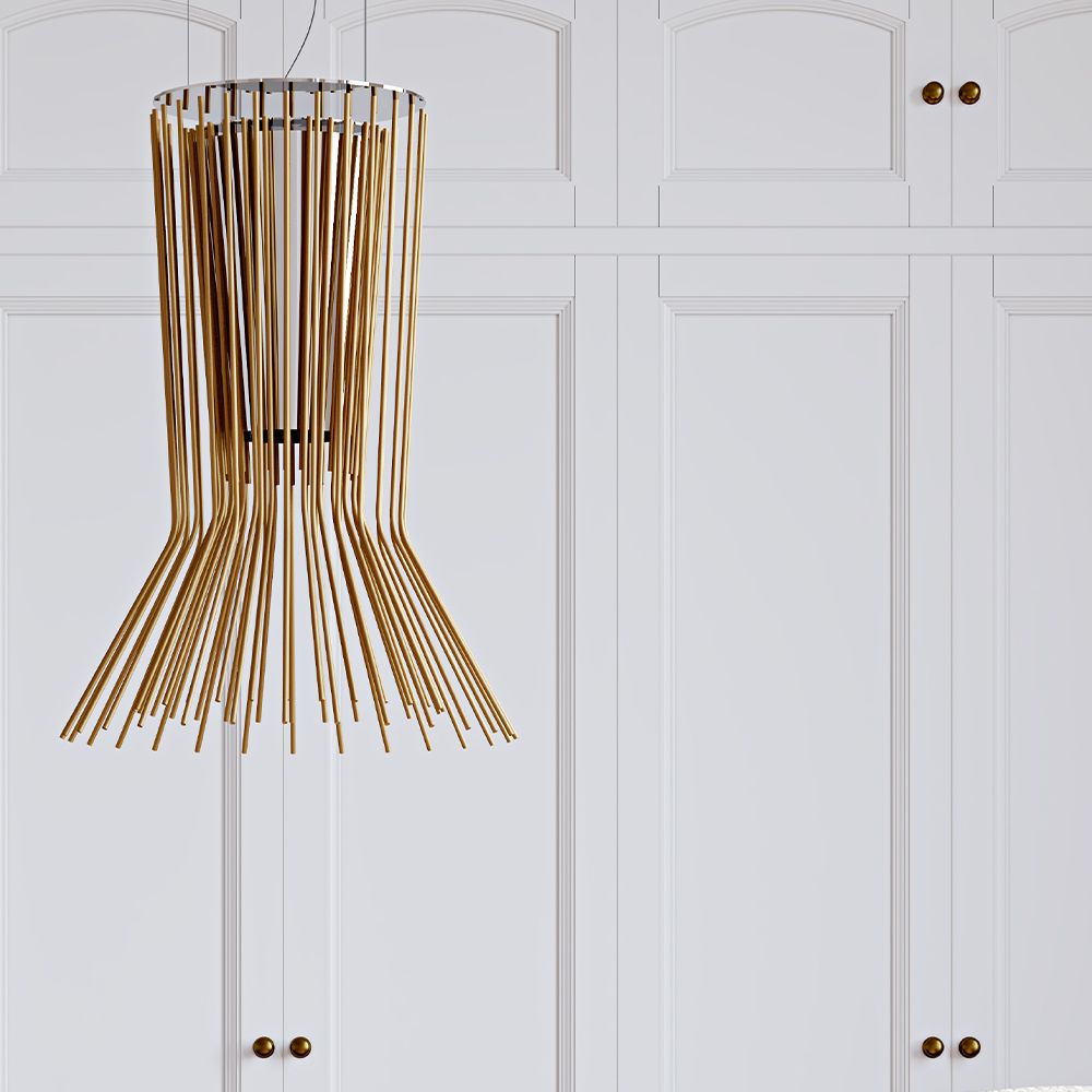 Luminária de teto dourada - Pendente de design - Cosmo