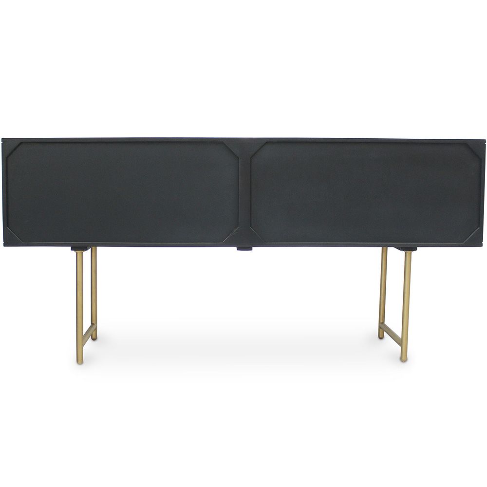 Console de Madeira - Aparador de Stile Vintage - Preto -  Fros