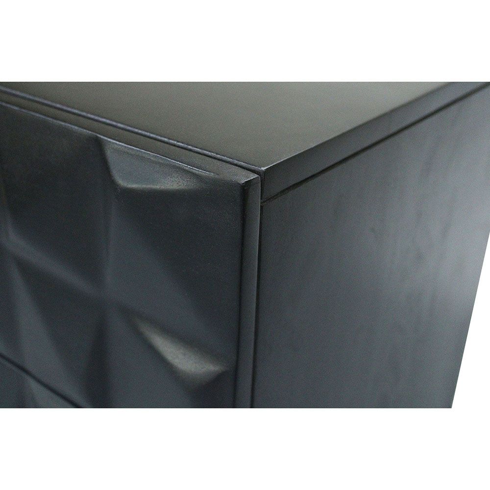 Console de Madeira - Aparador de Stile Vintage - Preto -  Fros