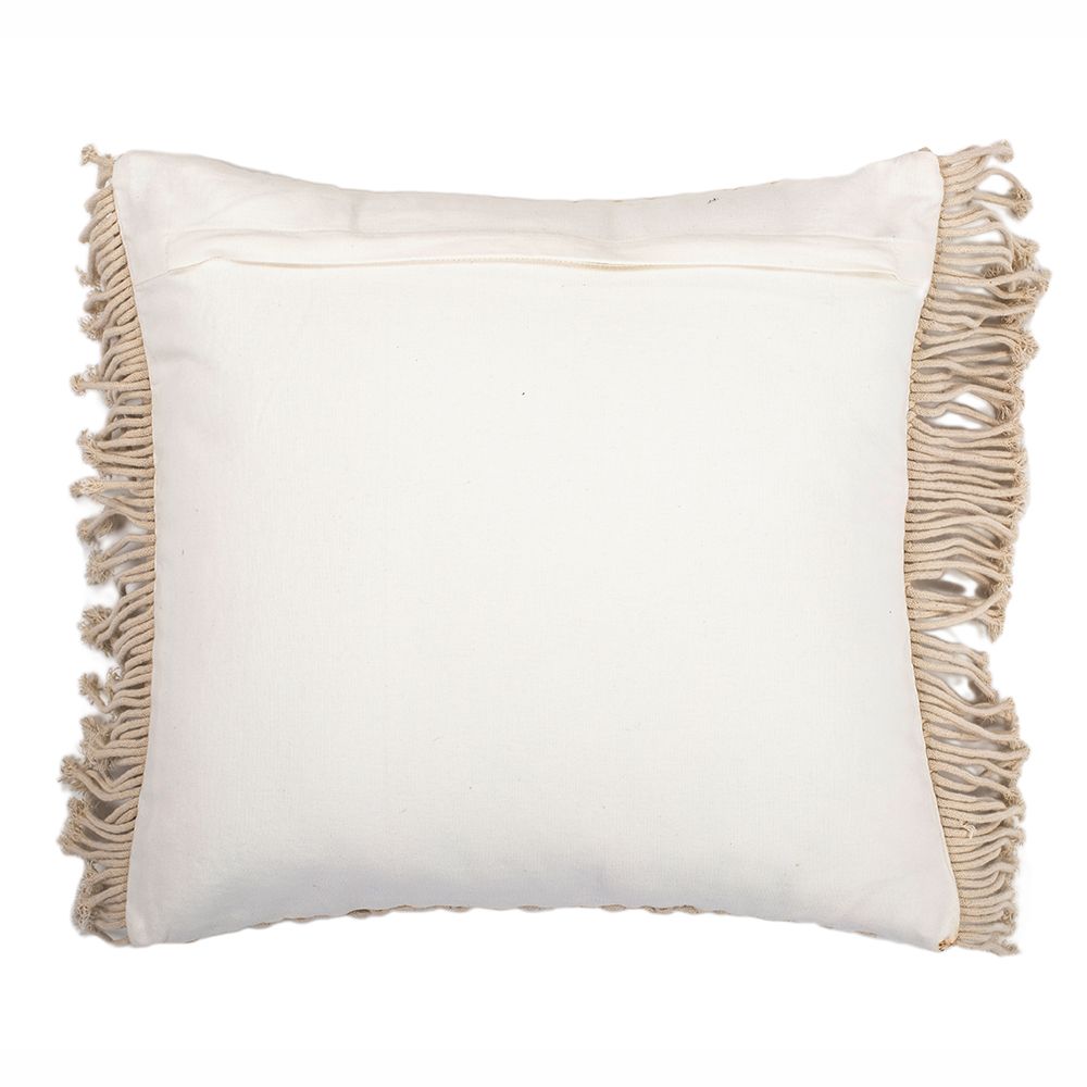 Almofada Quadrada estilo Boho Bali em Algodão fronha + enchimento - Mecanda