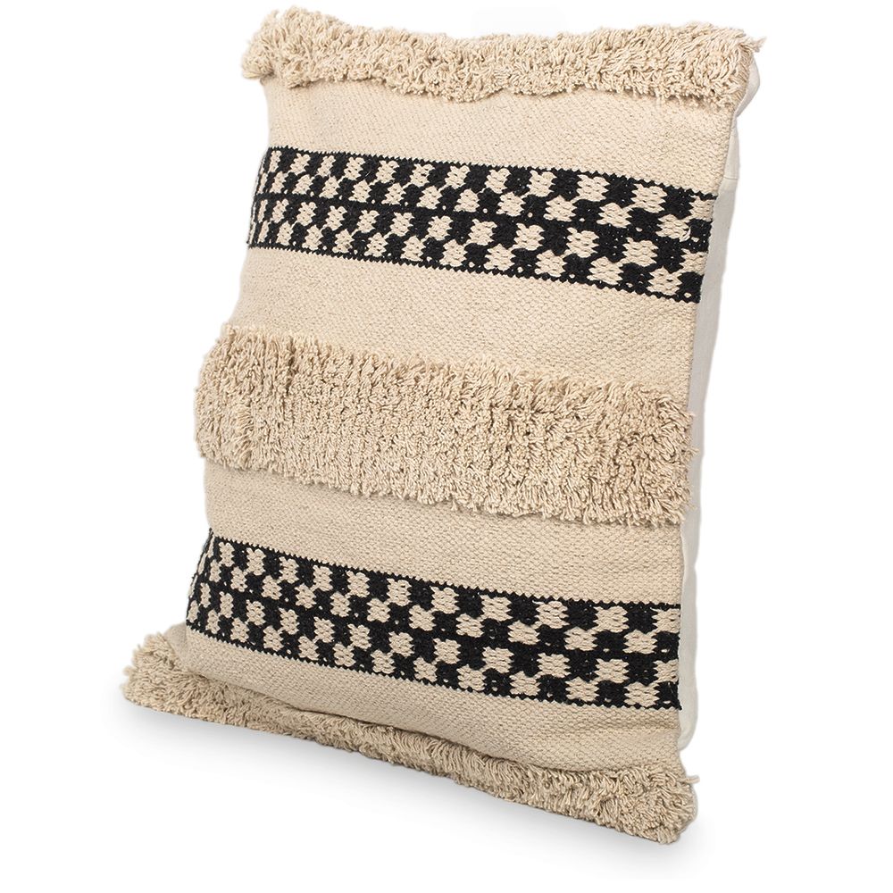 Almofada Quadrada estilo Boho Bali em Algodão fronha + enchimento - Sefra