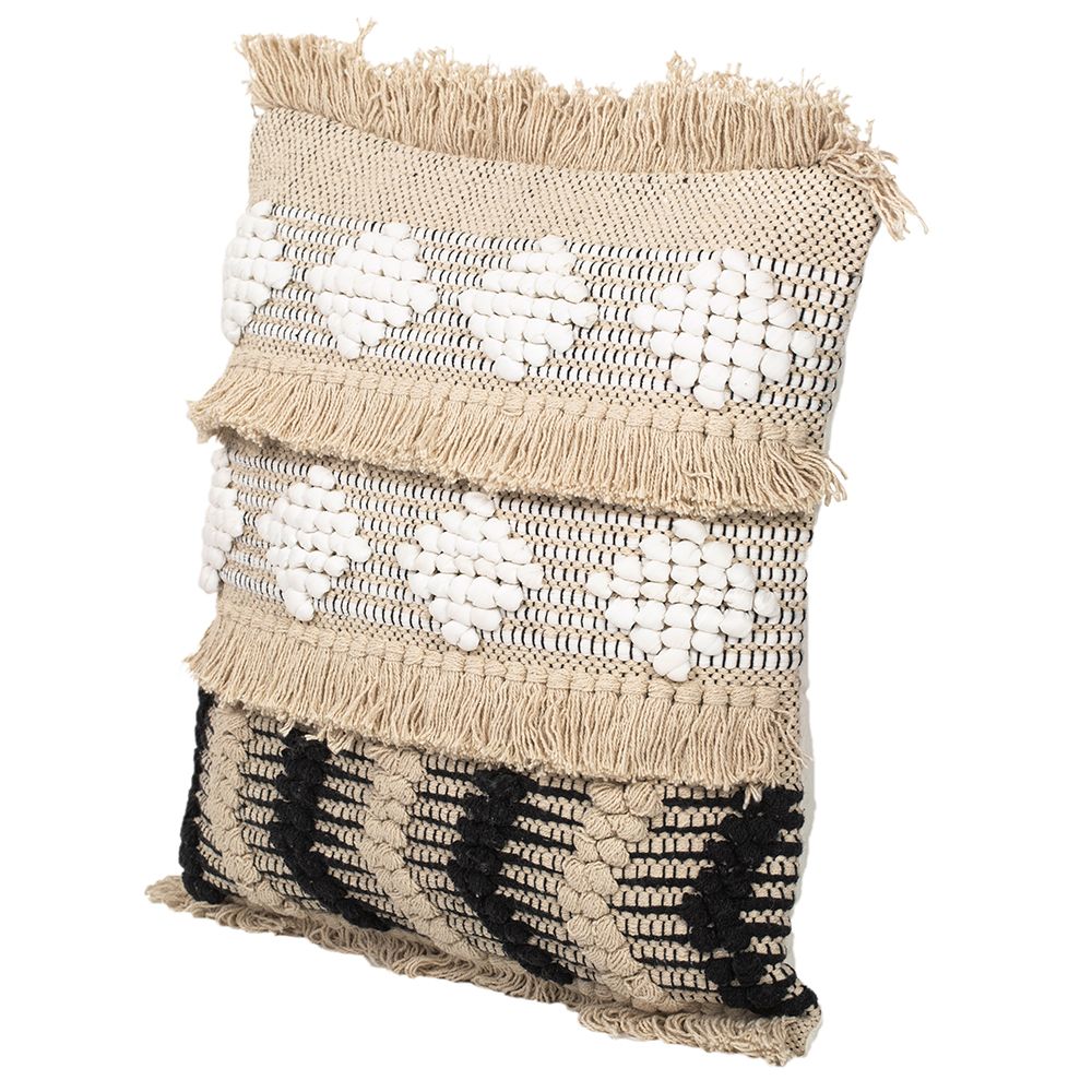 Almofada Quadrada estilo Boho Bali em Algodão fronha + enchimento - Wenda