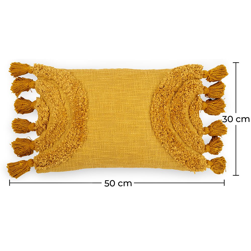 Almofada Retangular estilo Boho Bali em Algodão fronha + enchimento - Dolly