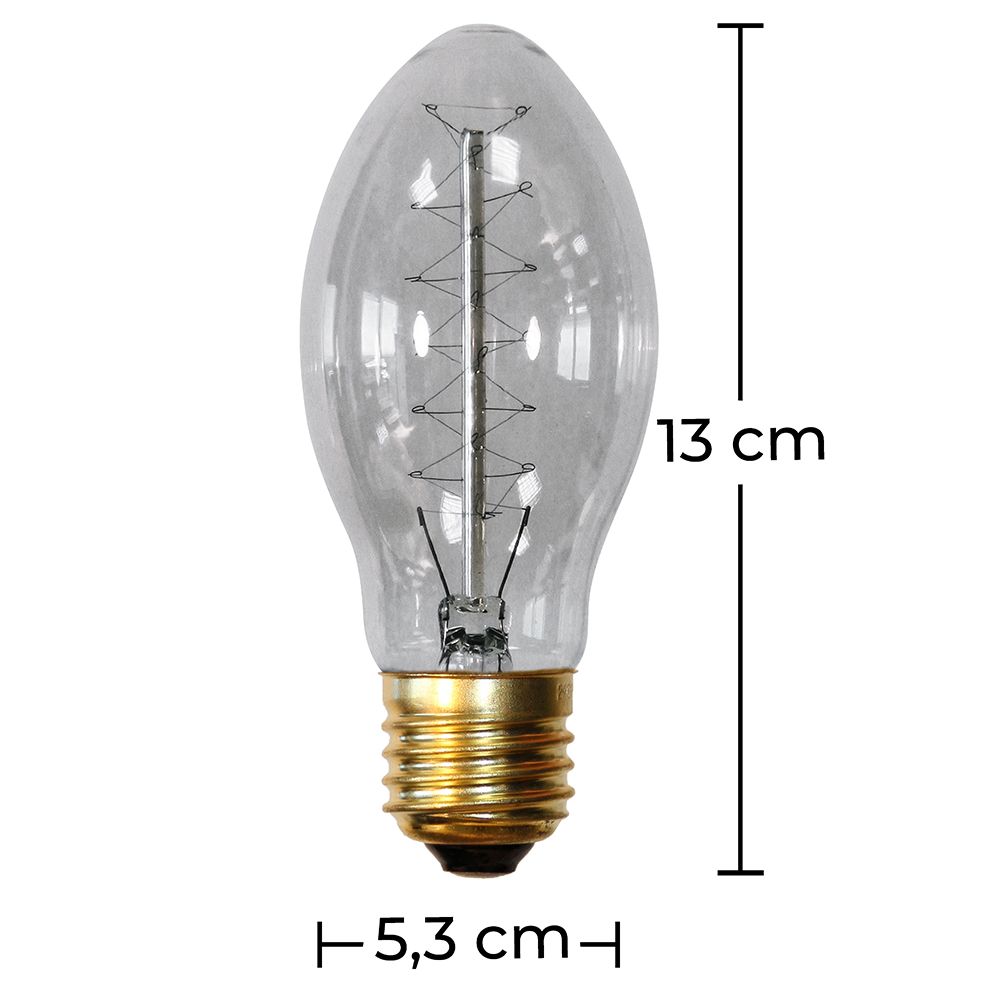 Lâmpada Edison Candle de filamentos