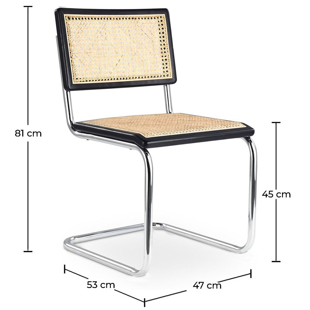 Pack Mesa Industrial (220cm) de madeIra & 8 Cadeiras em Palhinha de Rattan - Lia