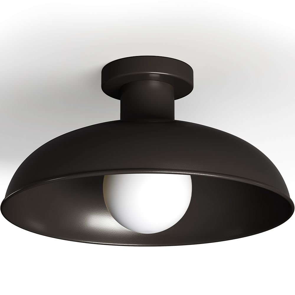 Luminária de Teto - Plafon Preto - Sine