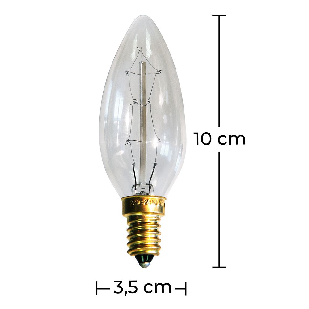 Lâmpada Edison Oval de filamentos