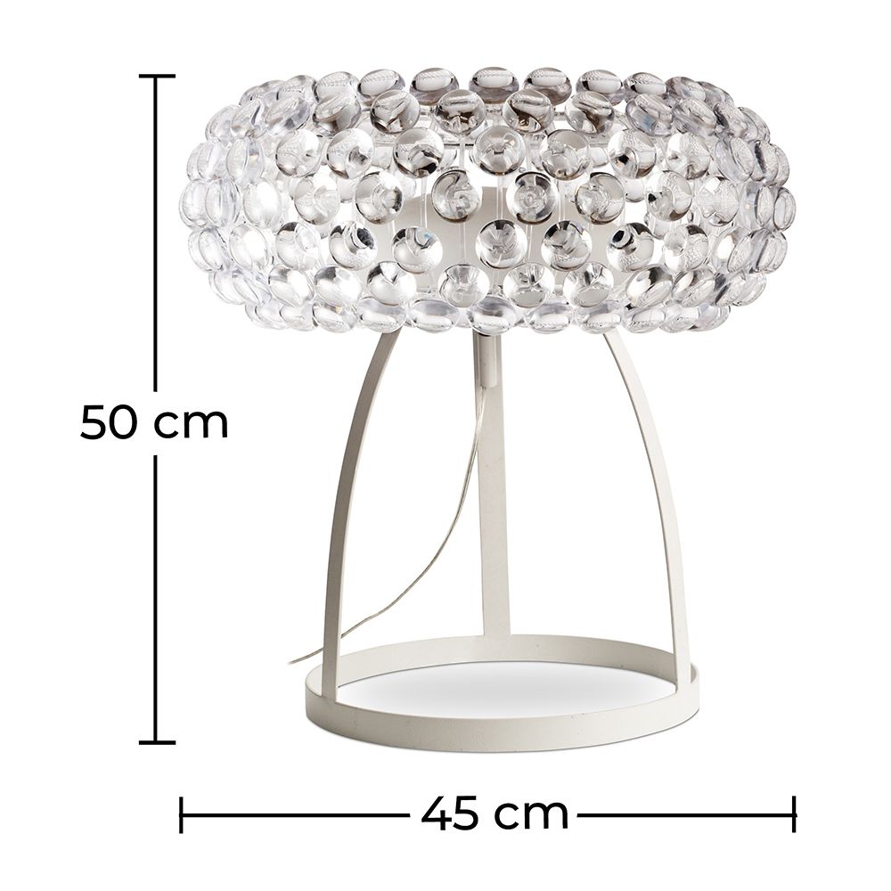Candeeiro de Mesa Crystal 50cm 