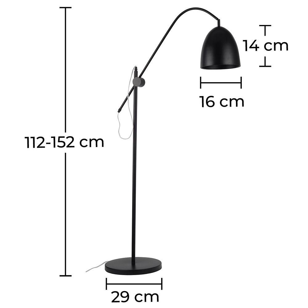 Candeeiro de Pé BI 3 - Aço Cromado