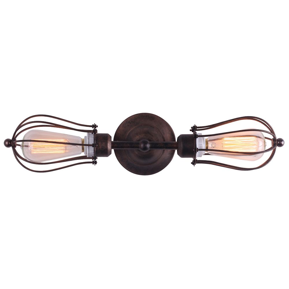 Candeeiro de Parede Edison Candelabro Jaula – Aço Carbono