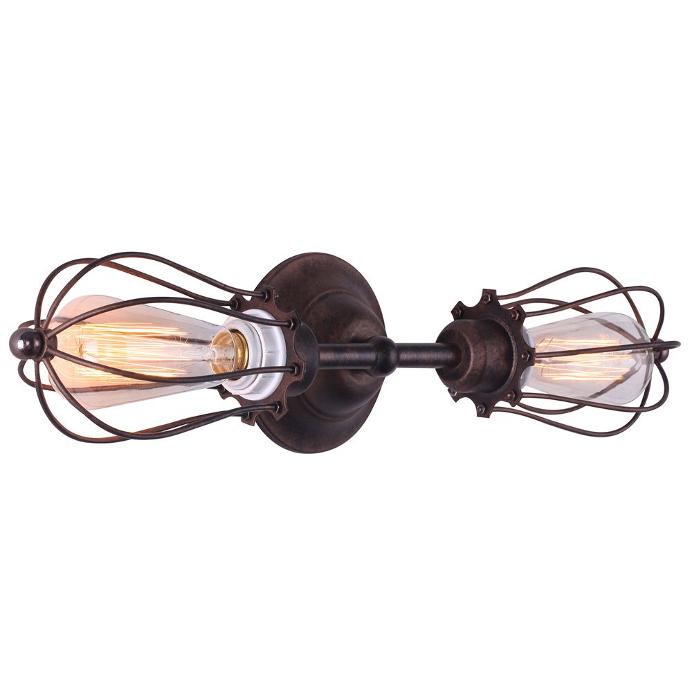 Candeeiro de Parede Edison Candelabro Jaula – Aço Carbono